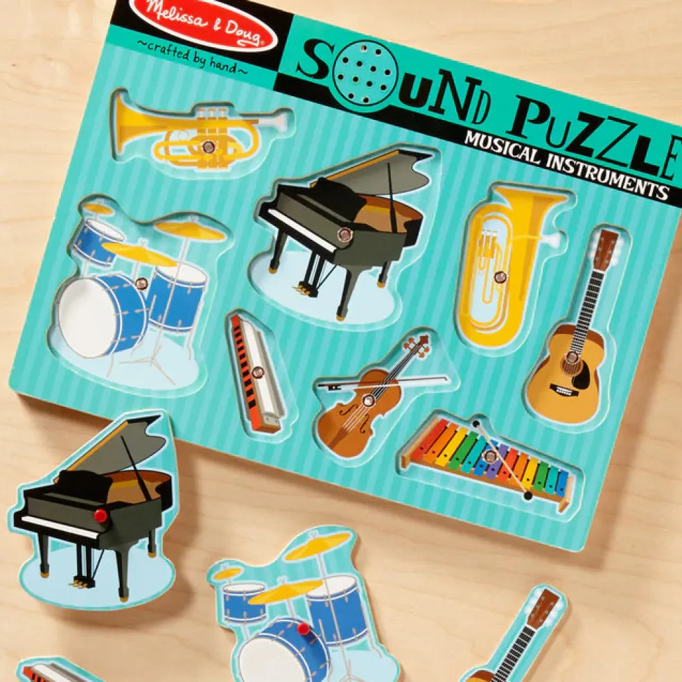 Musical Instruments Sound Puzzle (8 Pieces)
