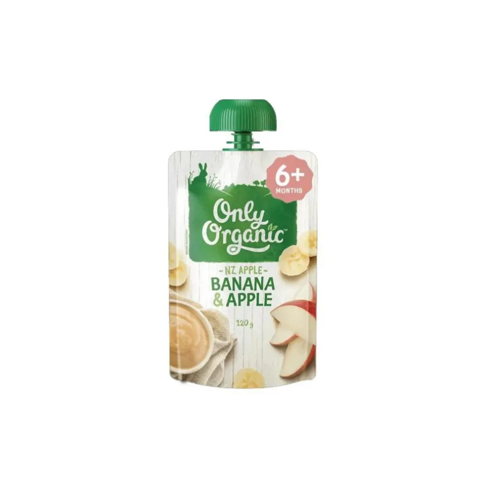 Only Organic Banana & Apple Fruit Pouch