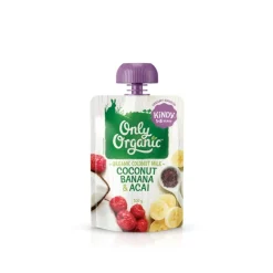 Only Organic Coconut, Banana & Acai Dessert Pouch