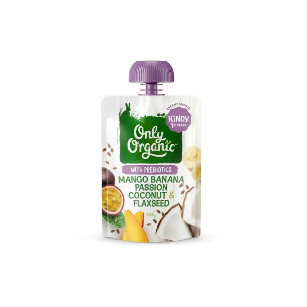 Only Organic Mango Banana Passion Coconut & Flaxseed