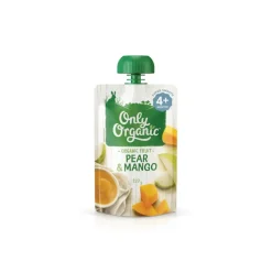 Only Organic Pear & Mango Fruit Pouch