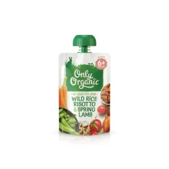 Only Organic Wild Rice Risotto & Spring Lamb Savoury Pouch