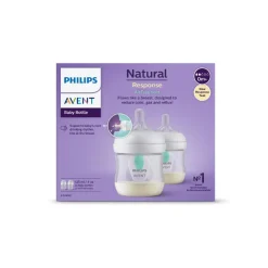 Philips Avent Natural Response Baby Bottle with Airfree Vent Twin 125ml