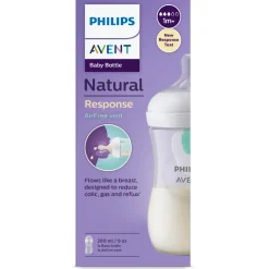 Philips Avent Natural Response Baby Bottle with Airfree Vent Single