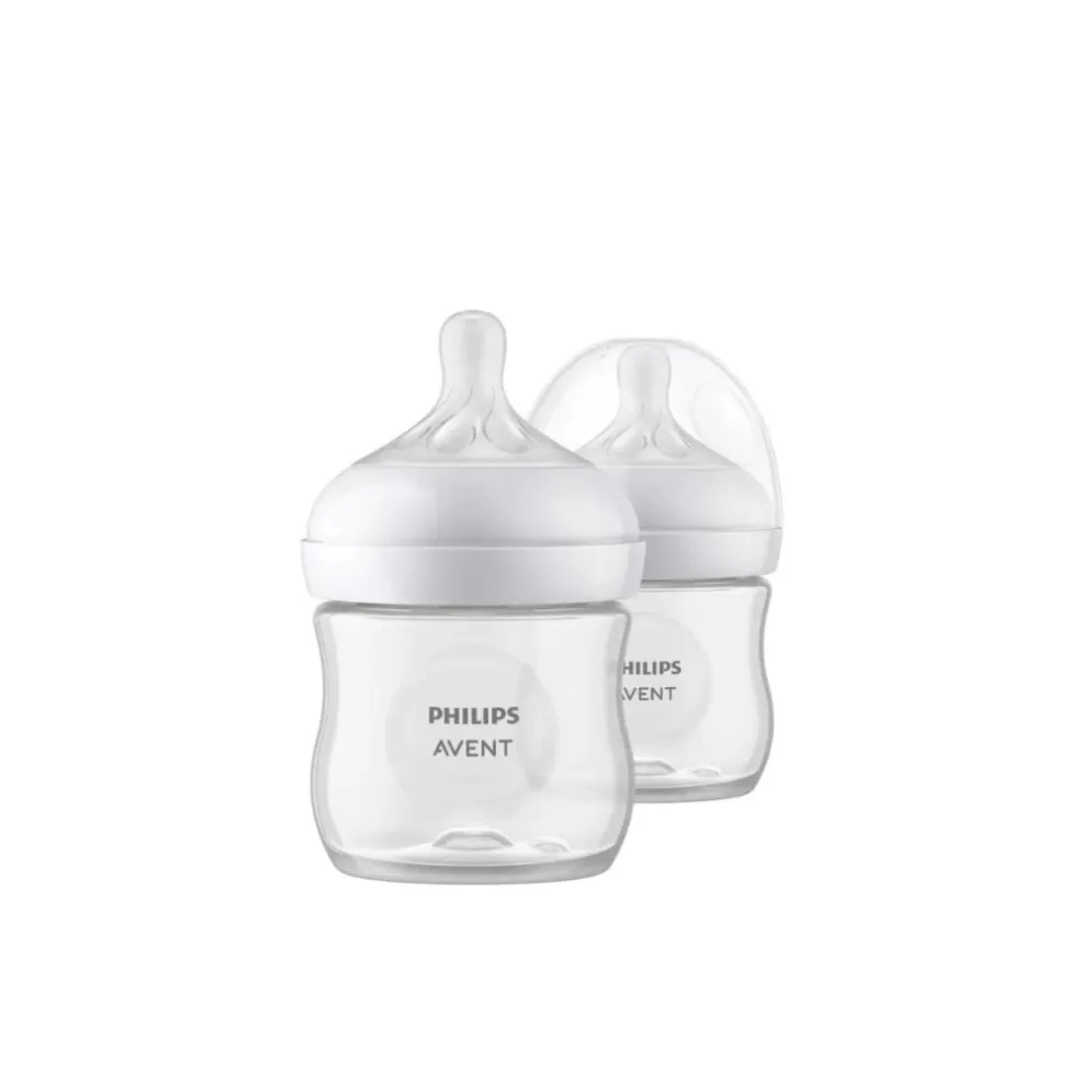Philips Avent Natural Response Baby Bottle Twin - 3 Sizes