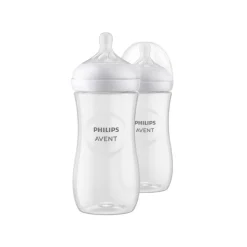 Philips Avent Natural Response Baby Bottle Twin - 3 Sizes