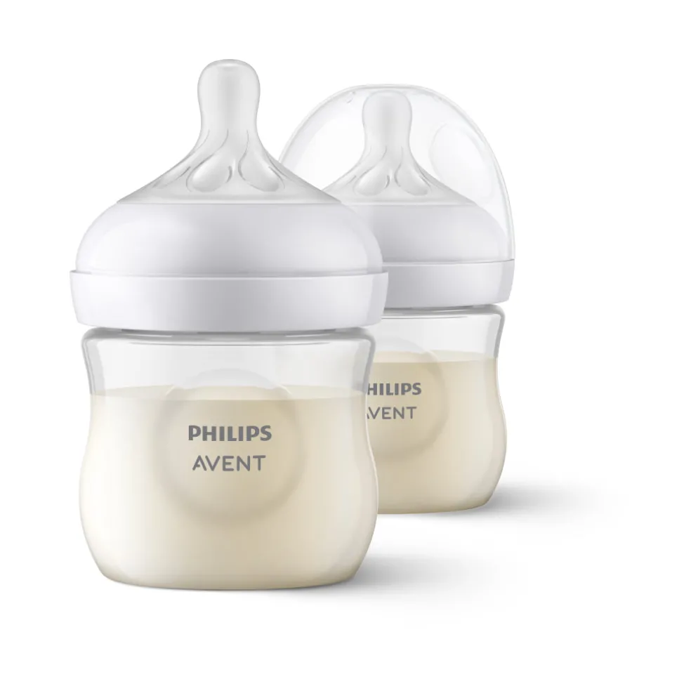 Philips Avent Natural Response Baby Bottle Twin - 3 Sizes