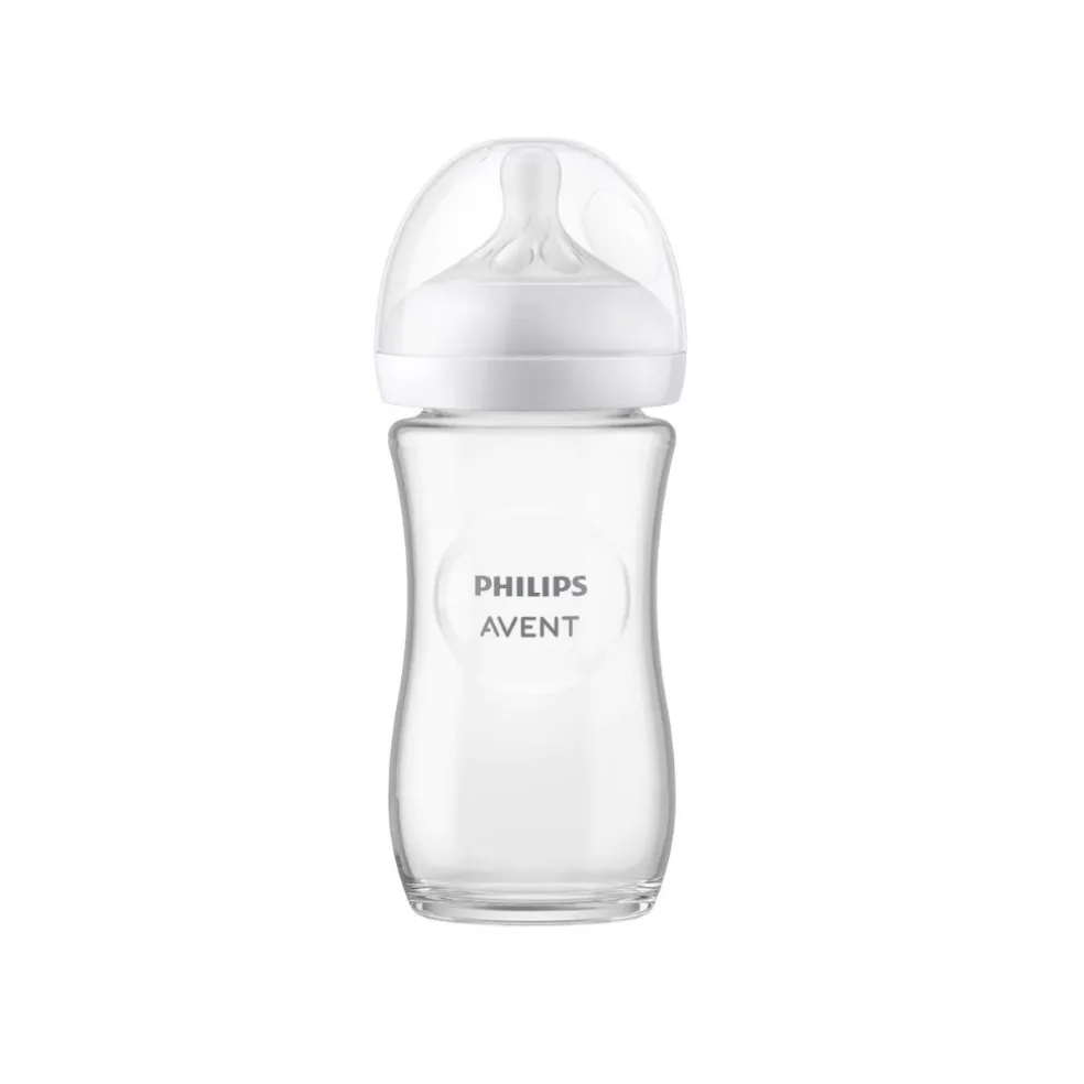 Philips Avent Natural Response Baby Bottle Glass Single