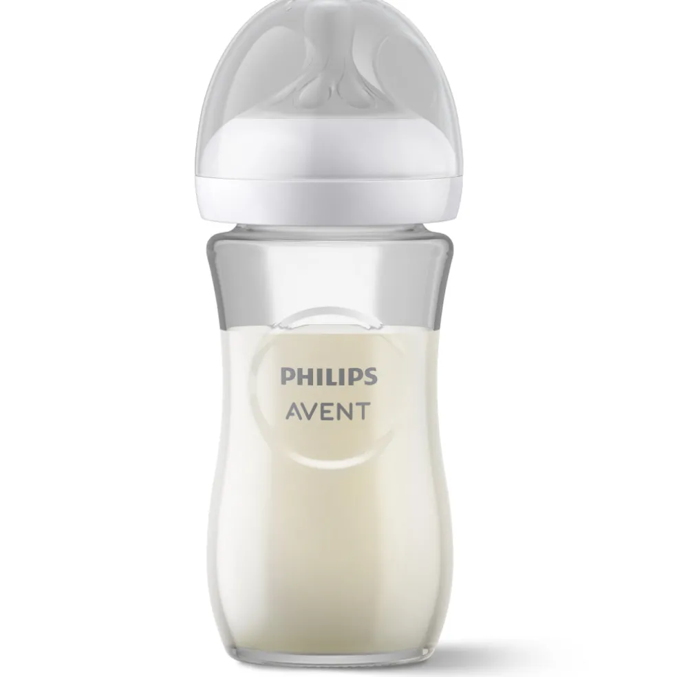 Philips Avent Natural Response Baby Bottle Glass Single