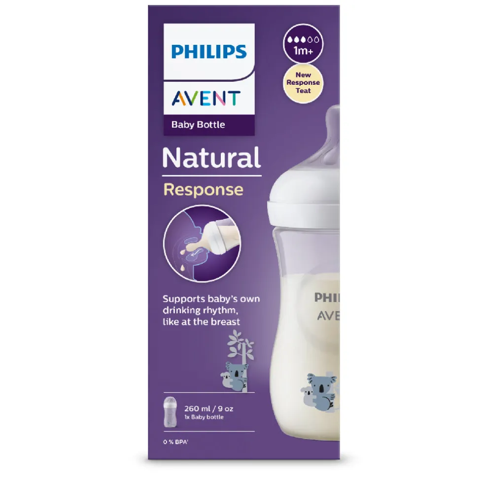 Philips Avent Natural Response Baby Bottle Single 260ml