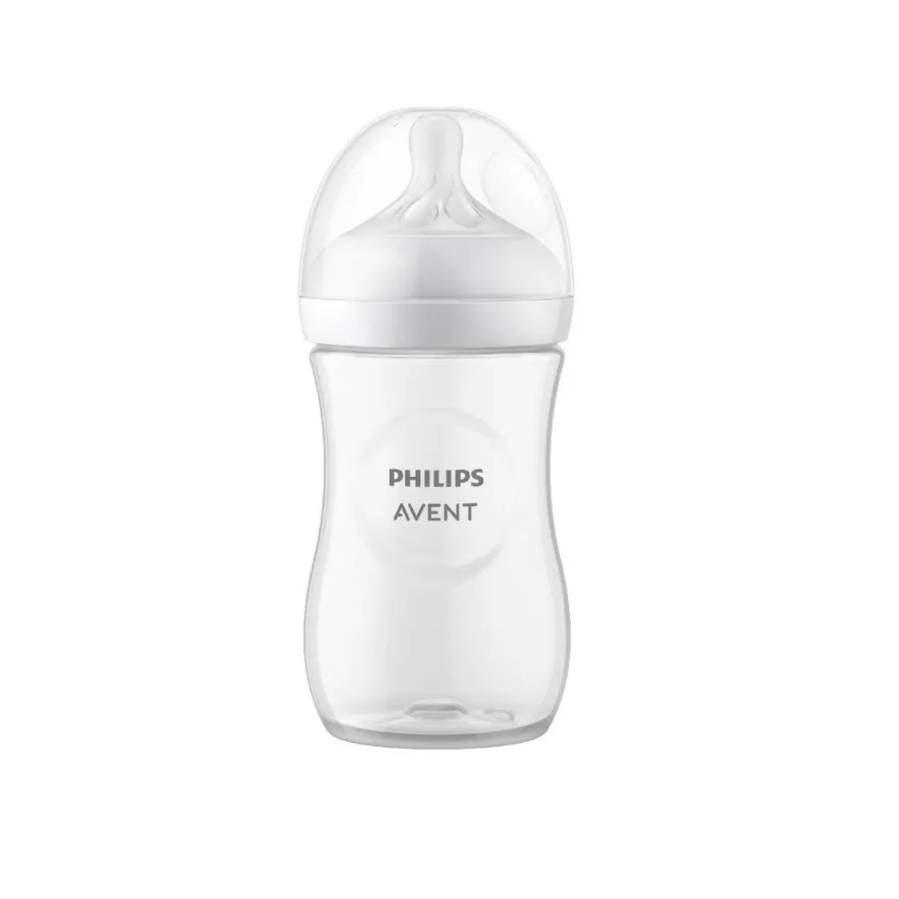 Philips Avent Natural Response Baby Bottle Single Plain - 3 Sizes