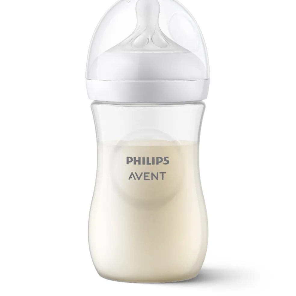 Philips Avent Natural Response Baby Bottle Single Plain - 3 Sizes
