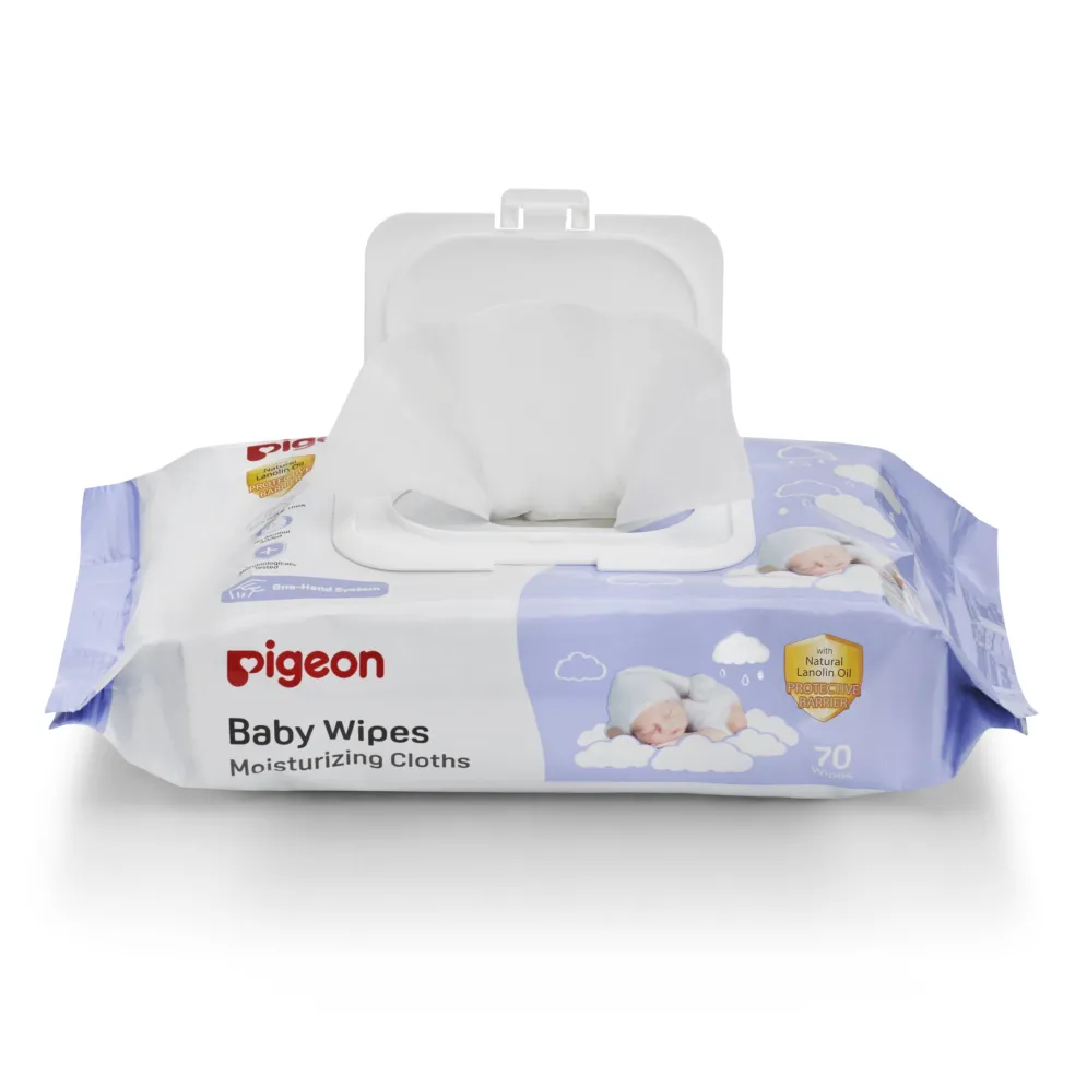 Pigeon Baby Wipes Moisturizing Cloths 70 sheets 3 in 1 Pack