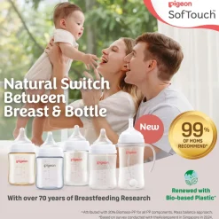 Pigeon SofTouch™ BPP Nursing Bottle T-Ester 160ml (Bear)