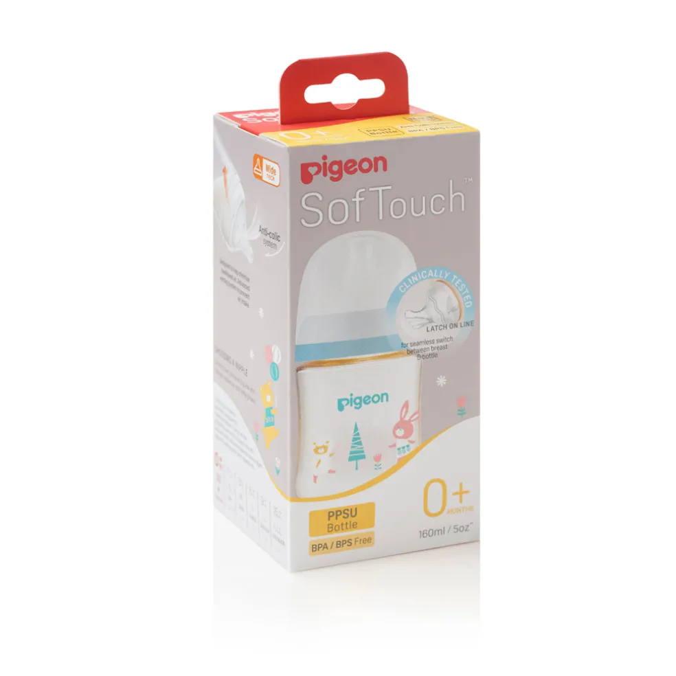 Pigeon SofTouch 3 PPSU Nursing Bottle - Animal