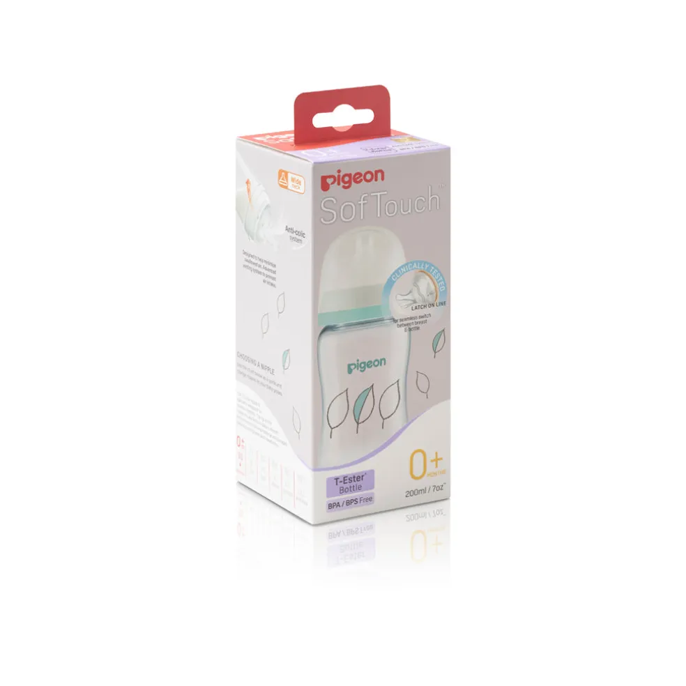 Pigeon SofTouch 3 T-Ester Nursing Bottle - Leaf