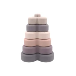 Playground Silicone Stacking Tower - Heart