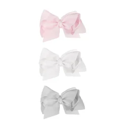 Raph&Remy Premium 2.5" Newborn Baby Headbands & Clips Trio Pack