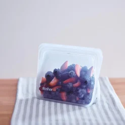Stasher Reusable Silicone Bag, Stand-Up Mini Bag