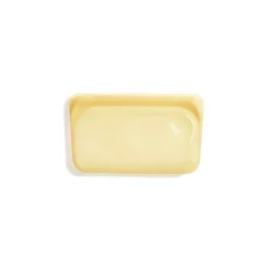 Stasher Reusable Silicone Snack Bag, Rainbow Yellow (355 ml)