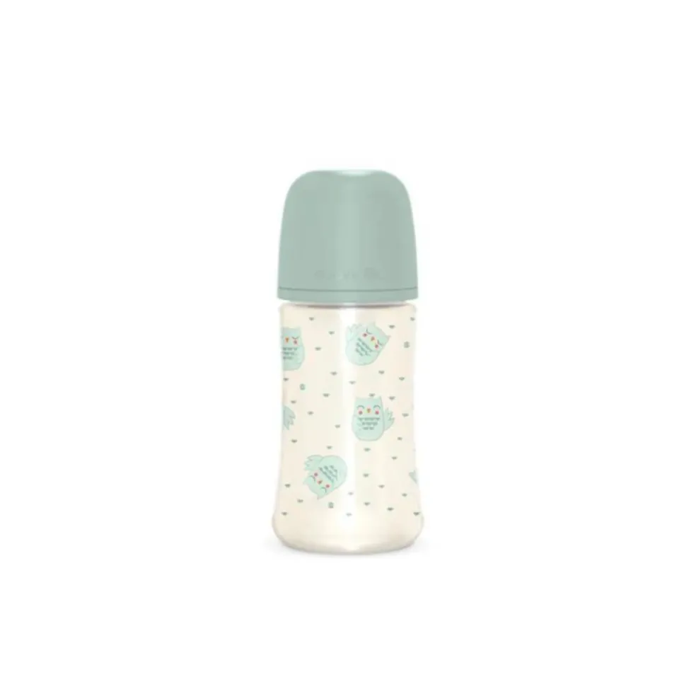 Suavinex 270ml Polyamide Premium Bottle With Medium Flow Silicone Teat