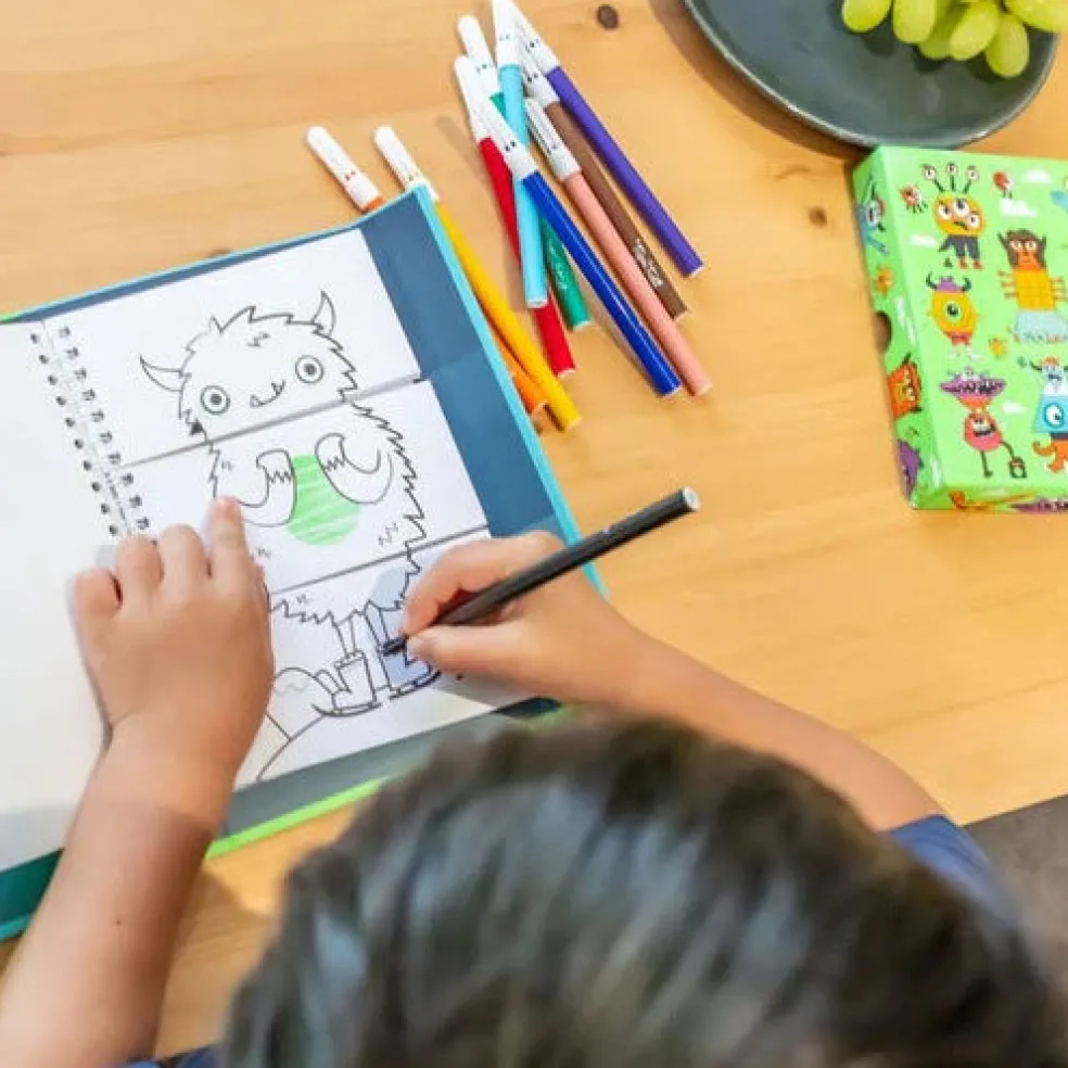 Tiger Tribe Mashup Colouring Set - Monster Mash