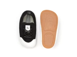 Tip Toey Joey Easy - Black Knit/ White