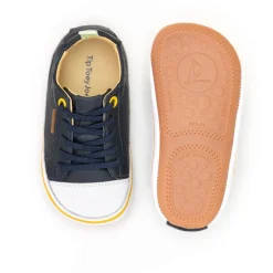 Tip Toey Joey Toddler Sneakers Funky Colours - Navy/Tapioca
