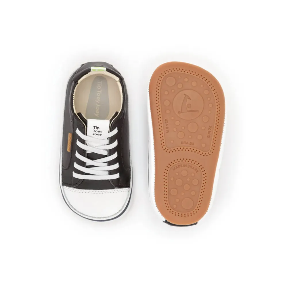 Tip Toey Joey Toddler Sneakers Funky - Black/White