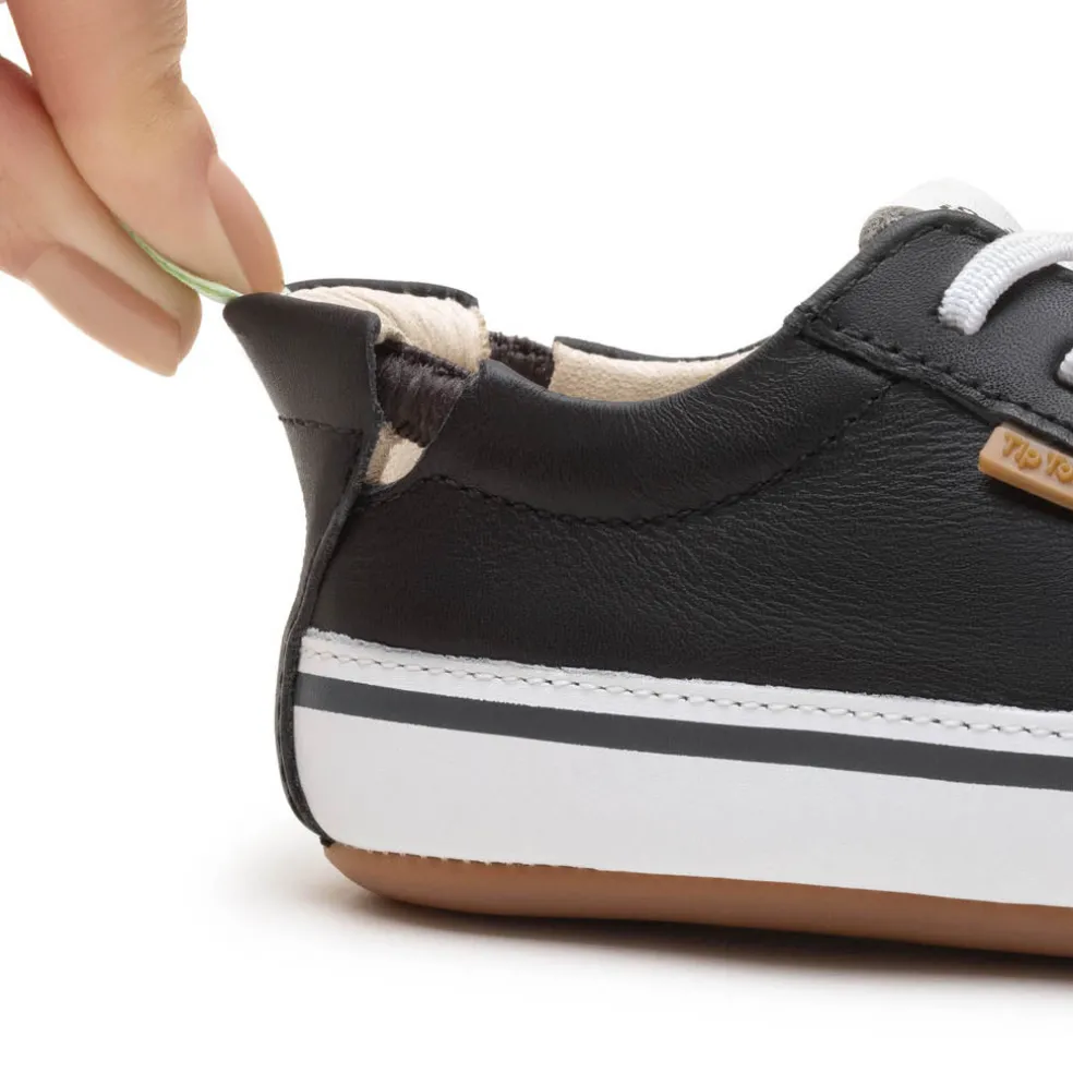 Tip Toey Joey Toddler Sneakers Funky - Black/White