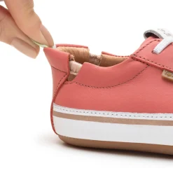 Tip Toey Joey Toddler Sneakers Funky - Coral/Matte White