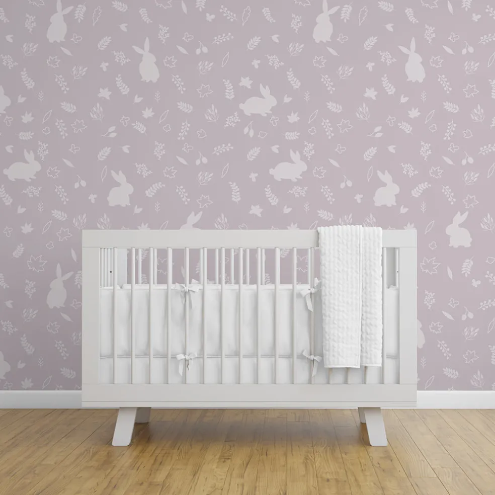 Urban Li'l Bunny Wallpaper - Pink