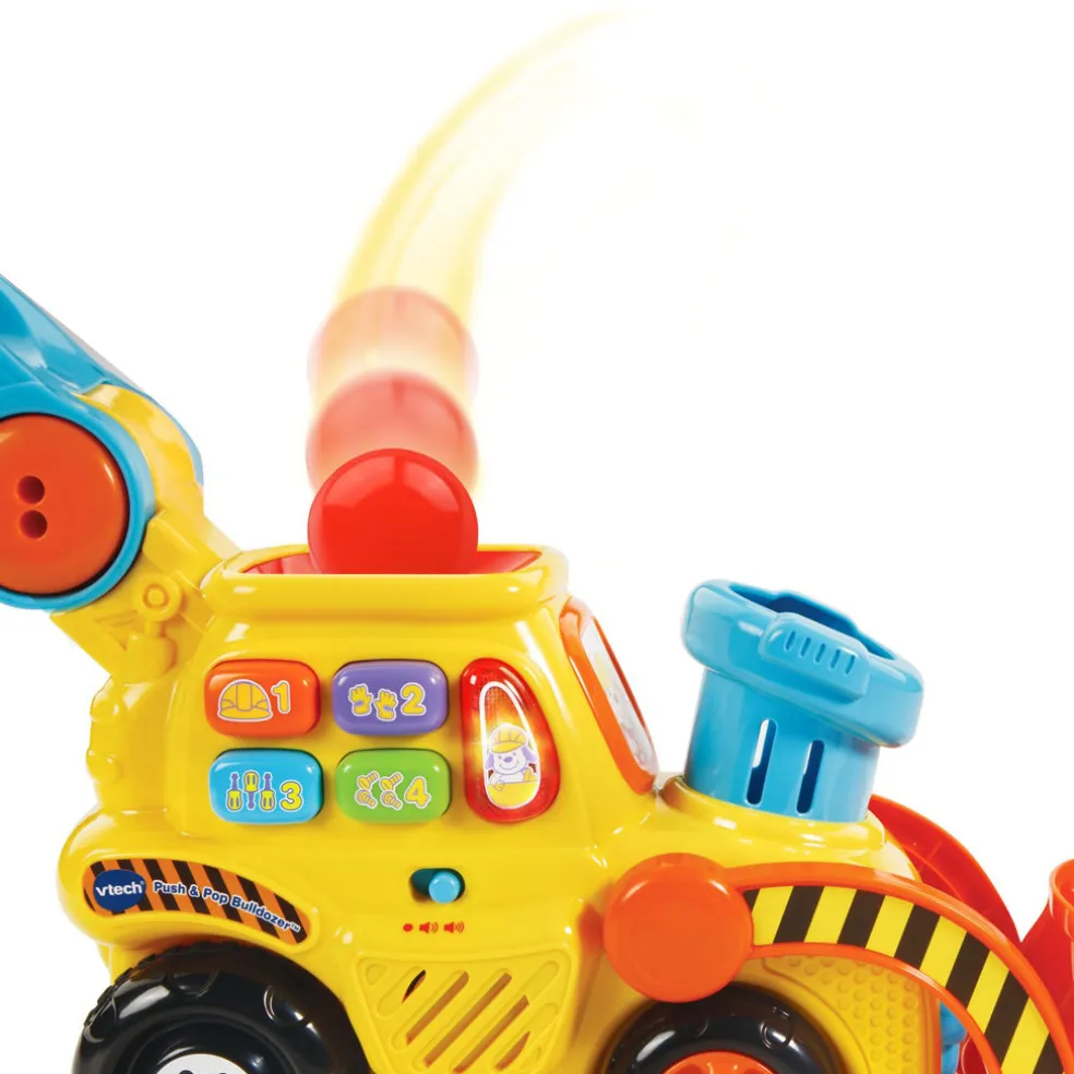 V-Tech Pop-a-Balls Push & Pop Bulldozer