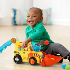 V-Tech Pop-a-Balls Push & Pop Bulldozer
