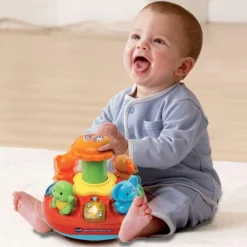 V-Tech Push and Play Spinning Top